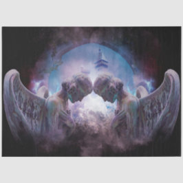 Papel De Seda Decoupage de hermosos ángeles 