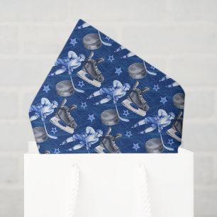 Papel de seda decoupage de hockey sobre hielo, dep