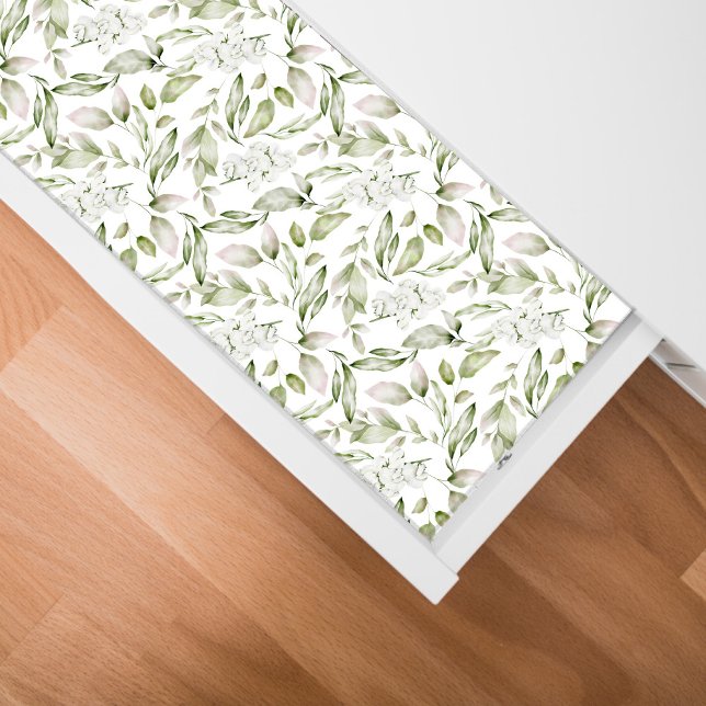 Papel De Seda Decoupage de hojas verdes pacíficas y florales (Subido por el creador)