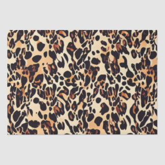 Papel De Seda Decoupage de impresión de animales leopardos