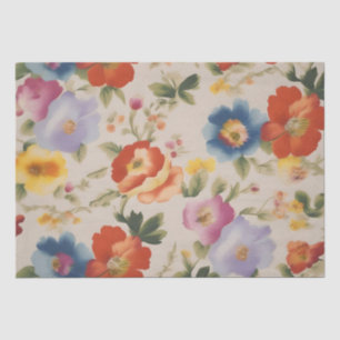 Papel De Seda Decoupage de Impresión de Flor Italiana /