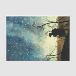 Papel De Seda Decoupage de la época del libro de historias Arthu