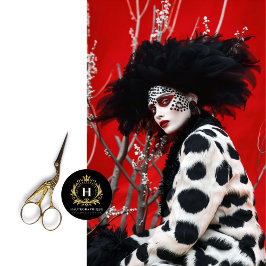 Papel De Seda Decoupage de la moda gótica