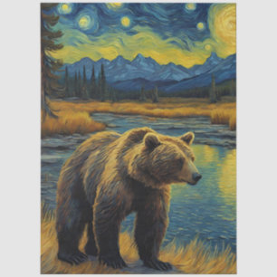 Papel De Seda Decoupage de la montaña Búfalo