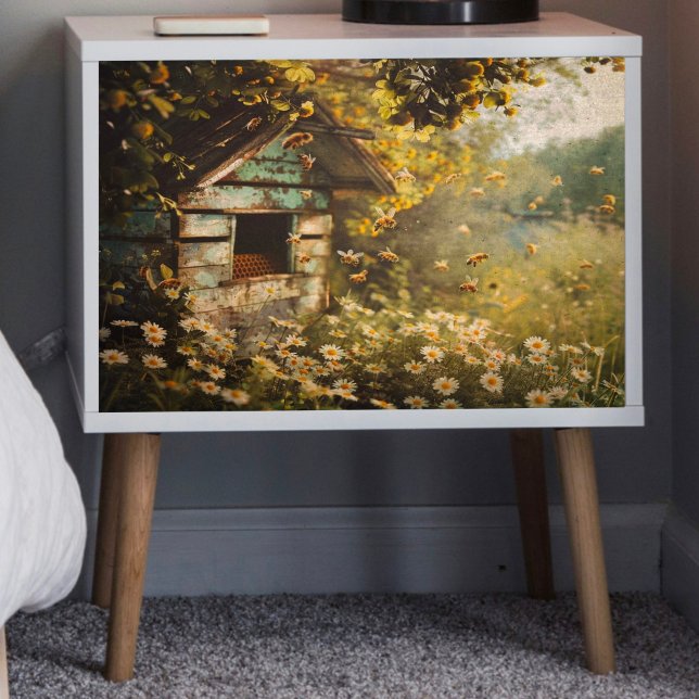 Papel De Seda Decoupage de las abejas en primavera (Subido por el creador)