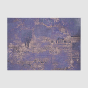 Papel De Seda Decoupage de Lavanda Mística