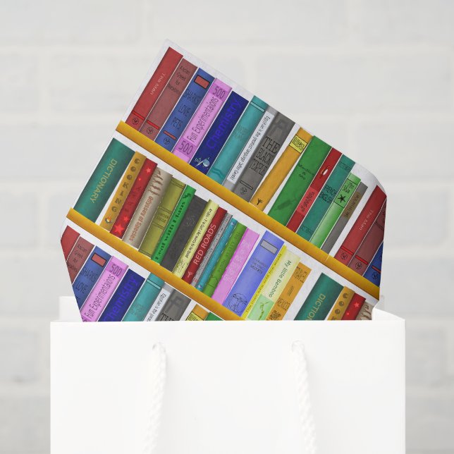 Papel De Seda Decoupage de Libros (Bolsa de regalo)