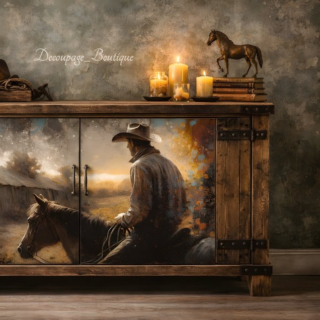 Papel De Seda Decoupage de los establos meteorológicos (Weathered Barn Decoupage Tissue Paper)