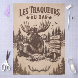 Papel De Seda Découpage de los Rastreadores