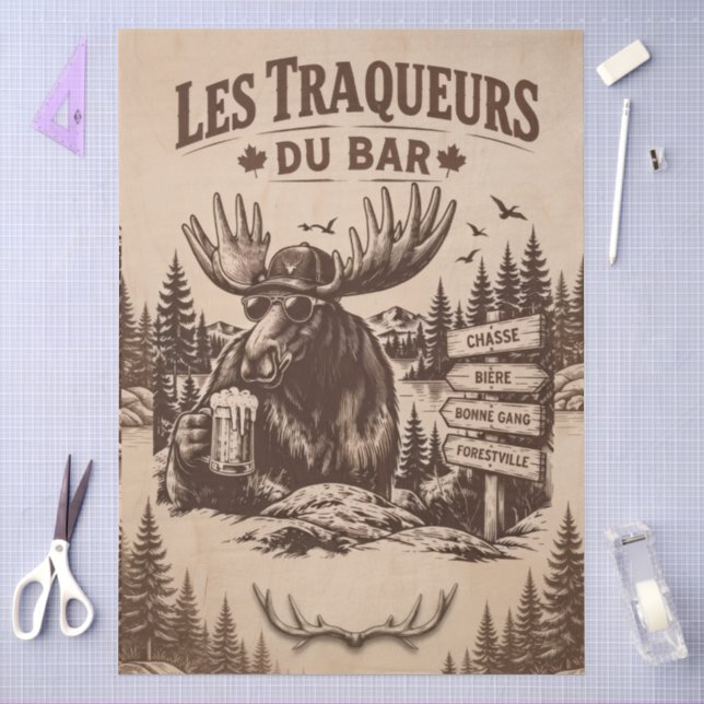 Papel De Seda Découpage de los Rastreadores  (Artesanía)