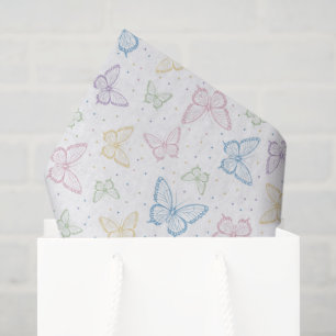Papel De Seda Decoupage de Mariposas