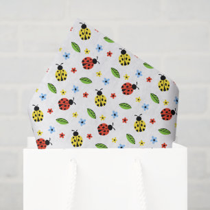 Papel de seda decoupage de mariquita, Insecto