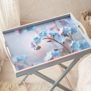 Papel De Seda Decoupage de Nomeolvides Etéreo Azul Brillante