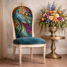 Decoupage de Pavo Real Arcoíris