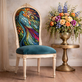 Papel De Seda Decoupage de Pavo Real Arcoíris