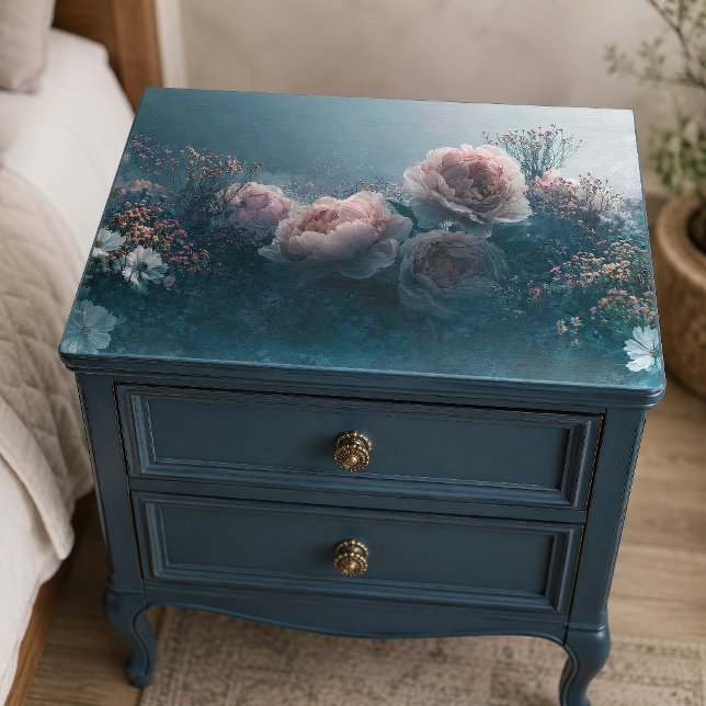 Papel De Seda Decoupage de Pradera de Peonía Rosada Iluminada po (Subido por el creador)
