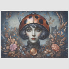 Papel De Seda Decoupage de Steampunk Gothic LadyBug