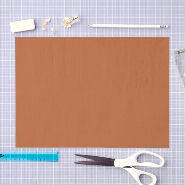 Papel de seda decoupage de terracota rústica sólid (Artesanía)