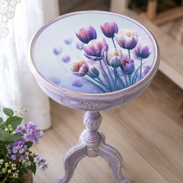 Papel De Seda Decoupage de Tulipán con Rubor de Lavanda Respland (Subido por el creador)