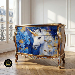 Papel De Seda Decoupage de Unicornio Místico