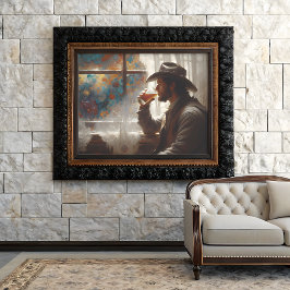 Papel De Seda Decoupage de Ventana de Whisky Vaquero