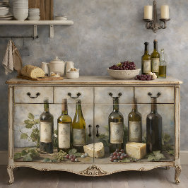 Papel De Seda Decoupage de Viñedo Antiguo