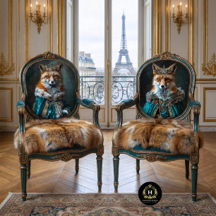 Papel De Seda Decoupage de Vintage Floral King Fox