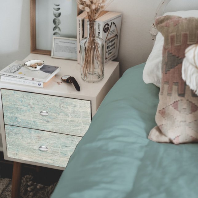 Papel De Seda Decoupage de Weathered Beach Wood Ocean Blue Crack (Subido por el creador)