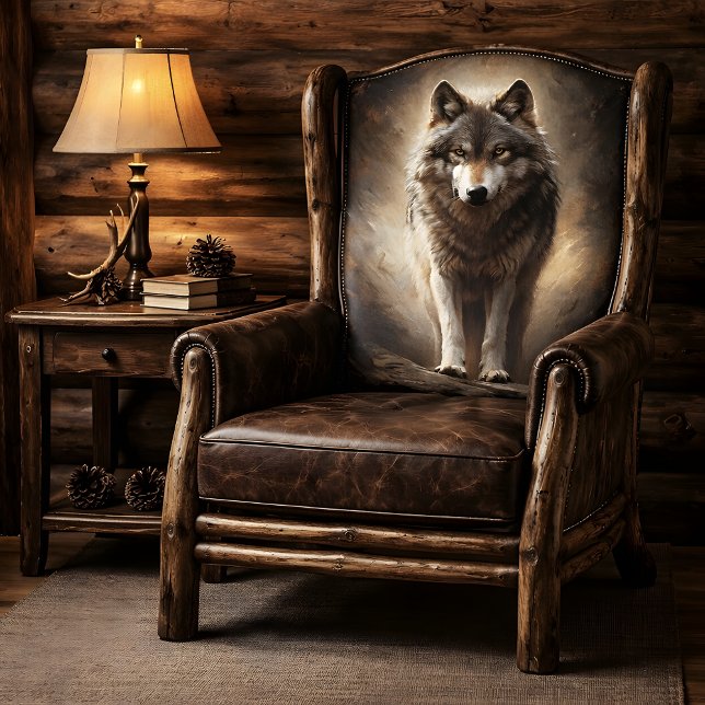 Papel De Seda Decoupage de Wolf Spirit (Wolf Spirit Decoupage Tissue Paper Mockup)