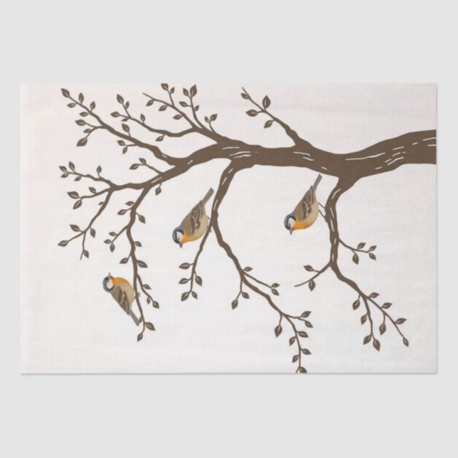 Papel De Seda Decoupage del Árbol de la Vida (Anverso)