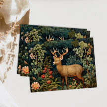 Decoupage del Deer Forestal William Morris Cottage
