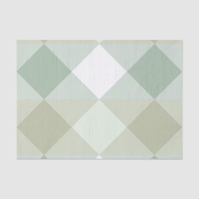 Papel De Seda Decoupage del elegante patrón de diamante geométri (Anverso)