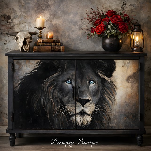 Papel De Seda Decoupage del Rey León (Lion King Decoupage Tissue Paper Mockup)