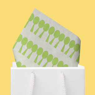 Papel De Seda Decoupage DIY Bosque Verde Moderno
