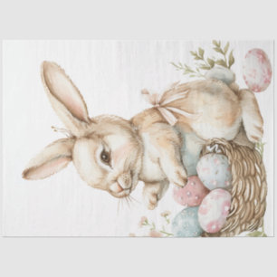 Papel De Seda Decoupage Easter Bunny Eggs Decoraciones