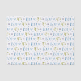 Papel De Seda Decoupage Es un niño Baby Shower