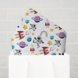 Papel De Seda Decoupage Espacial