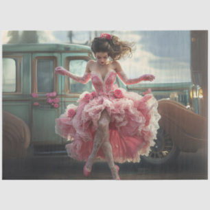 Papel De Seda Decoupage Fairy-Tale Whimsical Dress Valentine