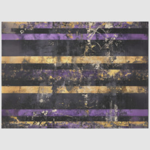 Papel De Seda Decoupage Faux Finish Match Purple/Gold Leopardo