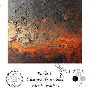 Papel De Seda Decoupage Faux Finish Patina Copper