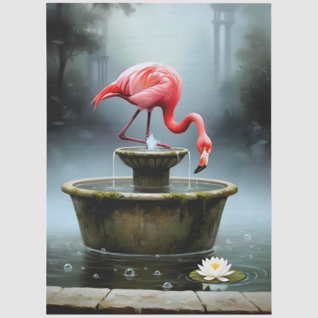 Papel De Seda Decoupage Flamingo Collection (Anverso)