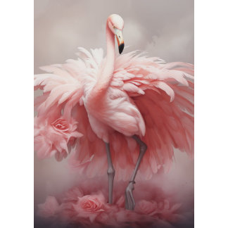 Papel De Seda Decoupage Flamingo Rosa Esplendor Estelar
