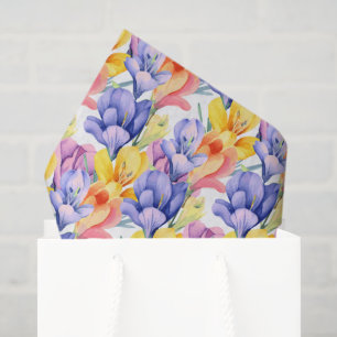 Papel De Seda Decoupage Floral Botánico