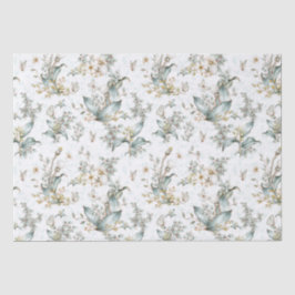 Papel De Seda Decoupage Floral Botánico Boho Vintage Mariposas