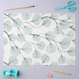Papel De Seda Decoupage floral de peonía acuarela