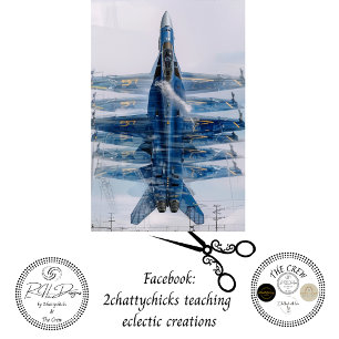 Papel De Seda Decoupage Foto Movimiento Avión Blue Angels