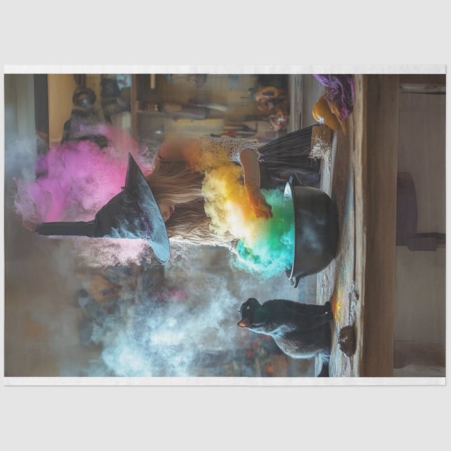 Papel De Seda Decoupage Good Witch Sister Elowen (Anverso)