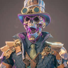 Papel De Seda Decoupage Gothic Skeleton Prism Bones