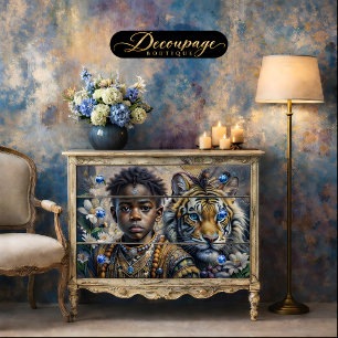 Papel De Seda Decoupage Gracia Salvaje