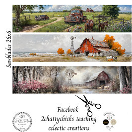 Papel De Seda Decoupage Handsaw Rustic Barn, Vintage Truck